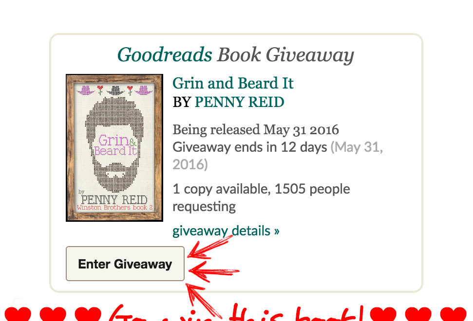 Are you on Goodreads? Enter this giveaway!