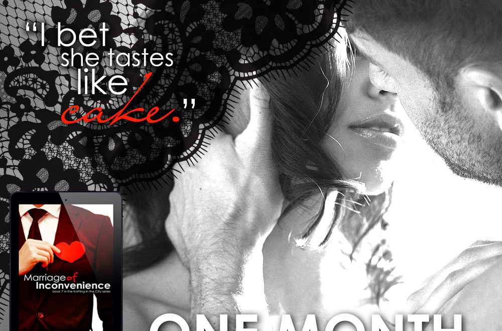 ONE MONTH until Marriage of Inconvenience is LIVE!
