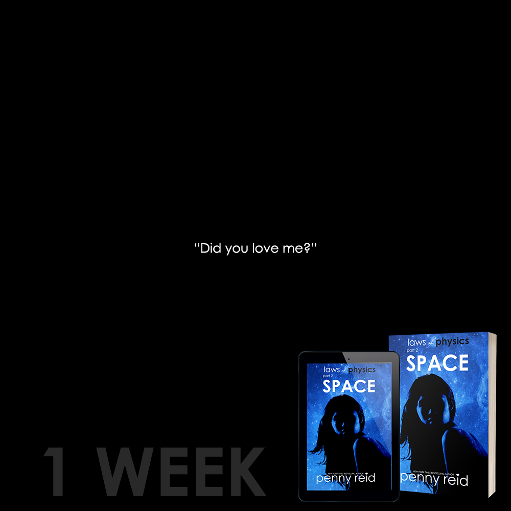 ONE WEEK Until SPACE It LIVE Penny Reid