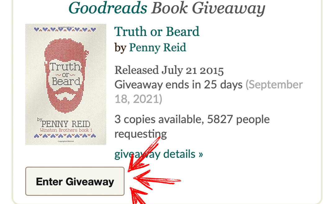 Win a signed paperback copy of Truth or Beard!